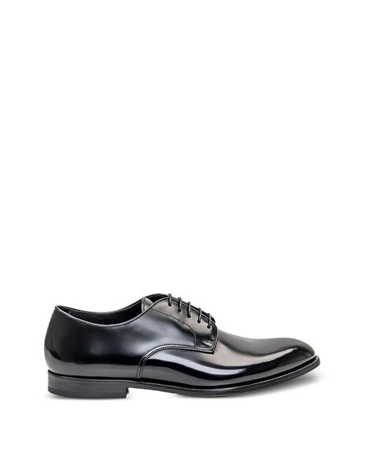 Doucal's White Leather Lace-Up Shoes for men