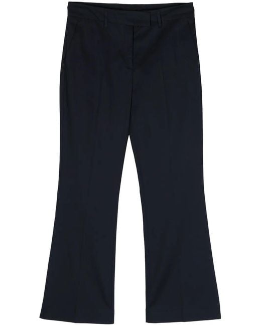 DR. HOPE Cropped Flared Broek in het Blue