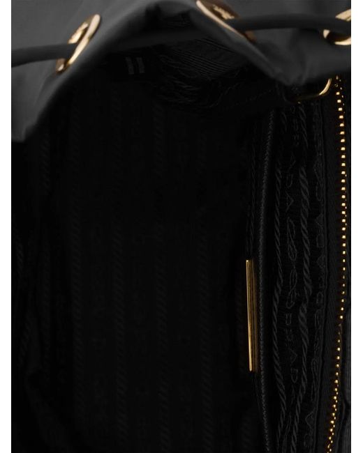 Zaino Piccolo Con Zip di Prada in Black