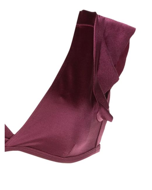 Brigitte Bardot High Waist Bikini in het Purple