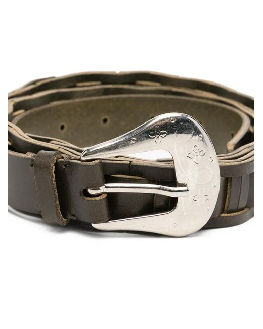 NAMACHEKO Braided-Design Belt in Gray for Men | Lyst