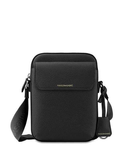 Sacoche En Cuir À Rabat Maison De Sabre en coloris Black