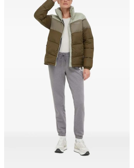 Columbia Green Puffect Three-Tone Puffer Jacket