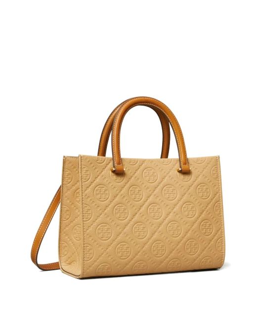 Tory Burch Metallic T Monogram Tote Bag