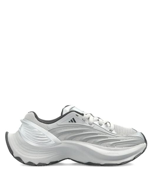 Adidas Gray Xlg Mtw Logo-Print Sneakers