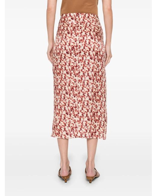 Isabel Marant Red Lisanne Jupe
