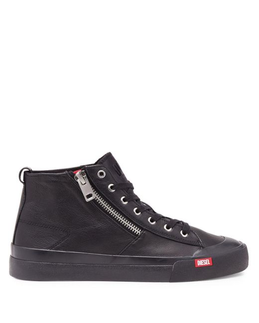 DIESEL S-athos Sneakers Met Logopatch in het Black voor heren