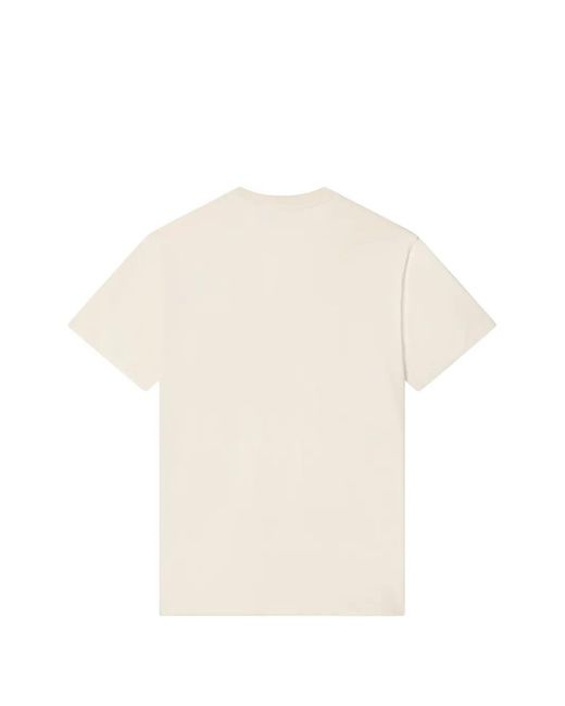 Vilebrequin White Big Turtle Embroidery Off- Organic Cotton Jersey T-Shirt With Embroidered Turtle for men