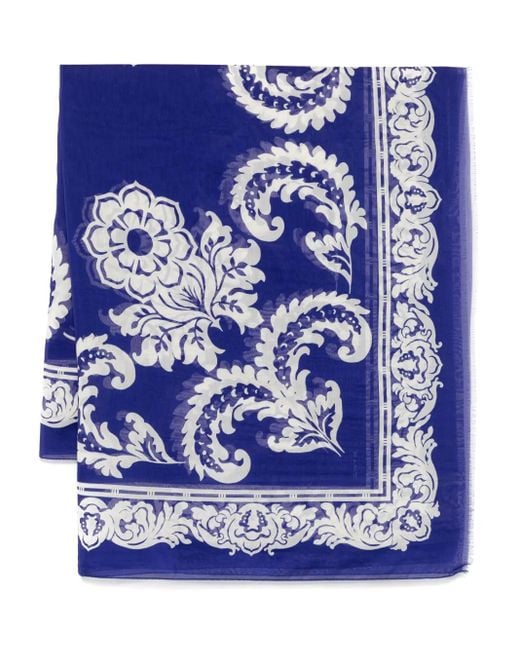 Sciarpa di Etro in Blue
