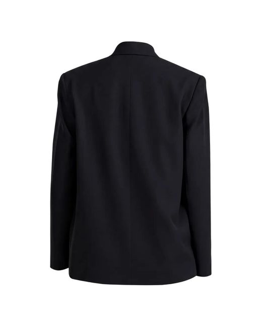 The Sei Black Double-Breasted Blazer
