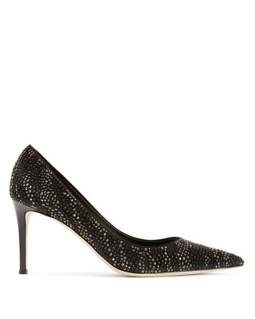 Pumps Diorite Strass Con Cristalli 85Mm di Giuseppe Zanotti in Black