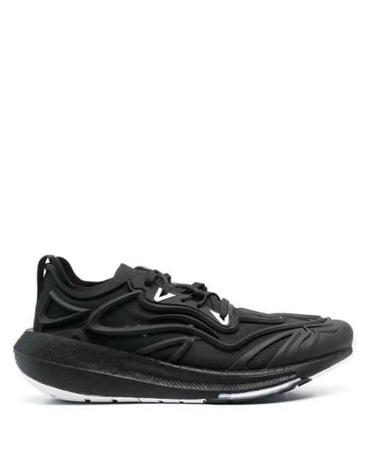 Adidas By Stella McCartney Black Ultraboost "Speed" Panelled Sneakers