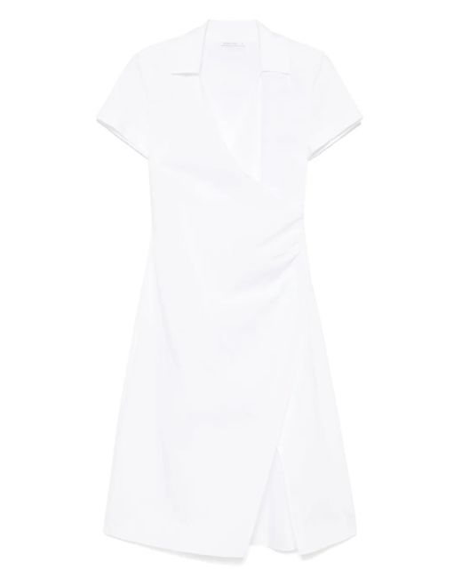 Patrizia Pepe クロスネック ドレス White