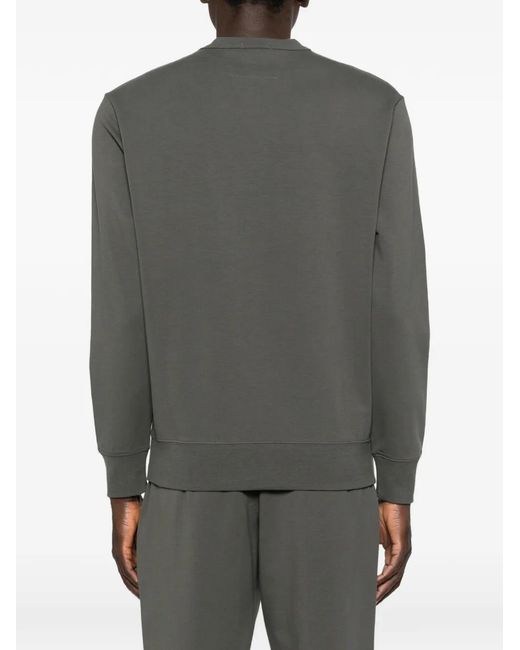 C P Company Gray Crew-Neck Sweatshirt for men