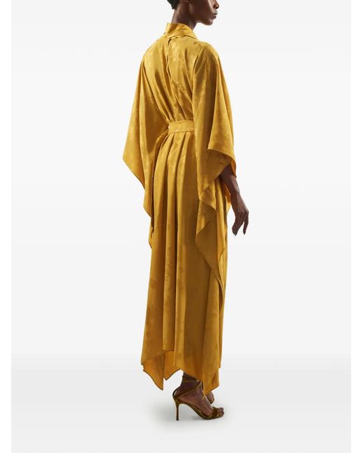 Taller Marmo Metallic La Luna Primavera Maxi Dress