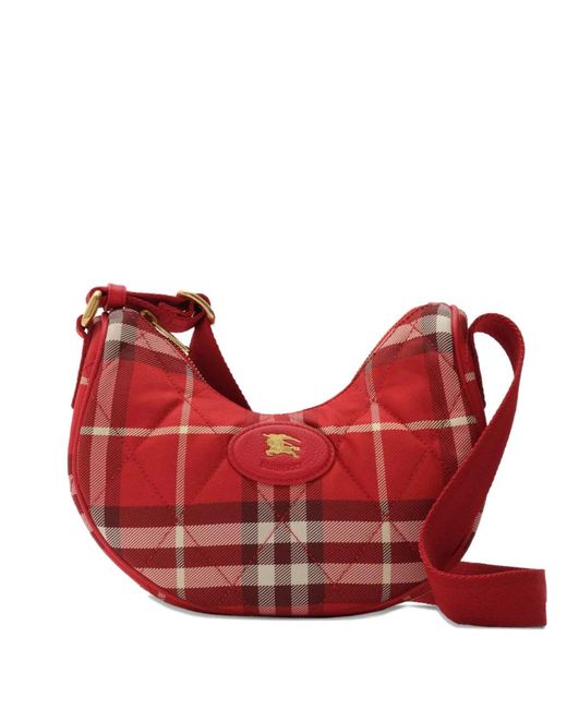 Burberry Red Horseshoe Crossbody Bag​