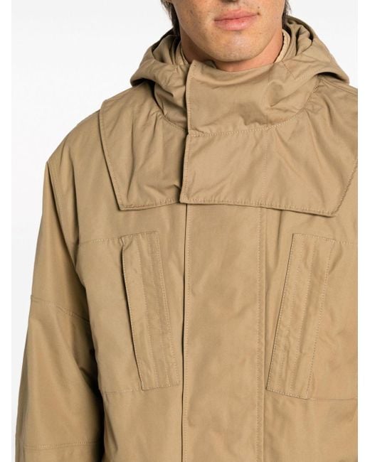 Stone Island Natural Ghost Piece 0 Ventile Parka Coat for men