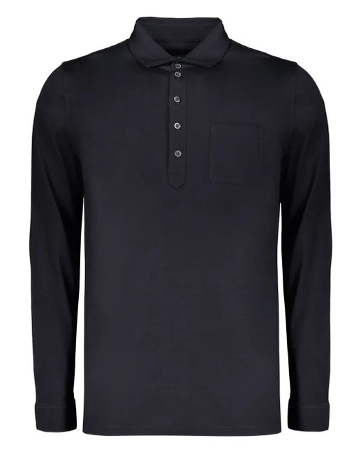 Polo Pierre En Coton Moorer pour homme en coloris Blue