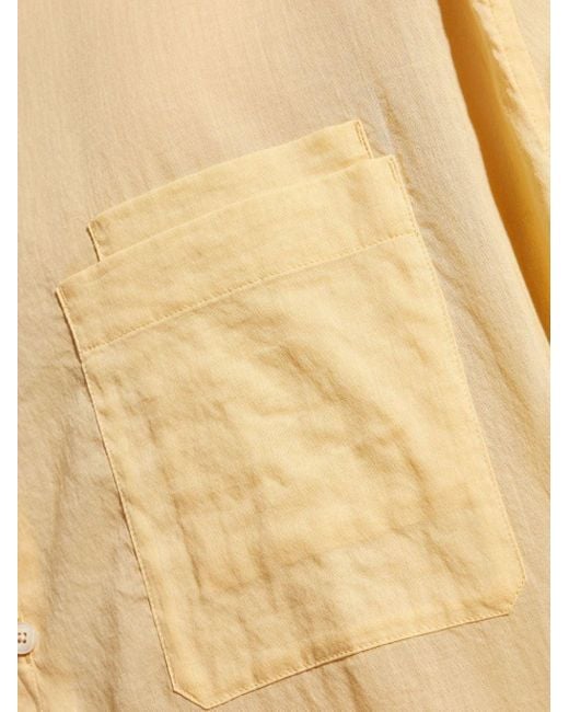 Lemaire Natural Double-pocket Cotton Shirt for men