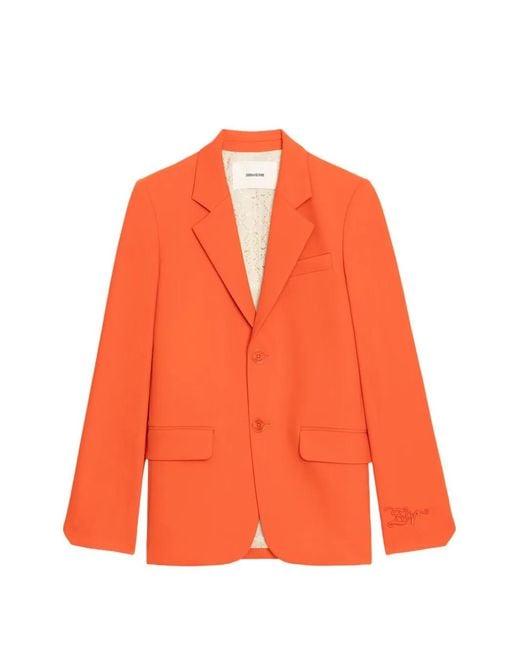 Zadig & Voltaire Orange Blazer Vanille