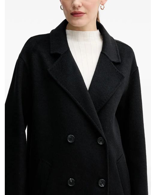 GAUDI Black Double-Breasted Coat