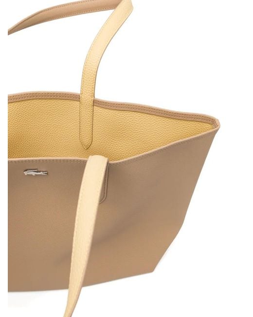 Lacoste Natural Sac Cabas Anna À Design Réversible