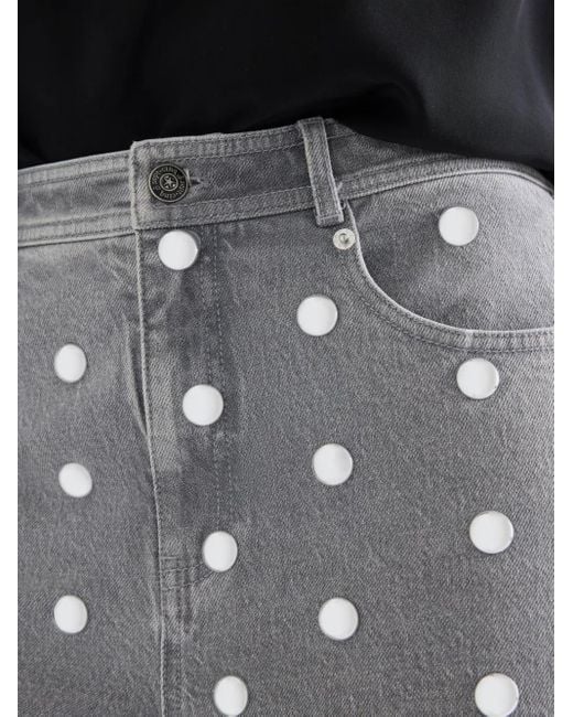 Cinq À Sept Gray Sammy Studded Jeans