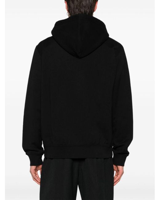 MM6 by Maison Martin Margiela Black Numbers-print Cotton Hoodie for men