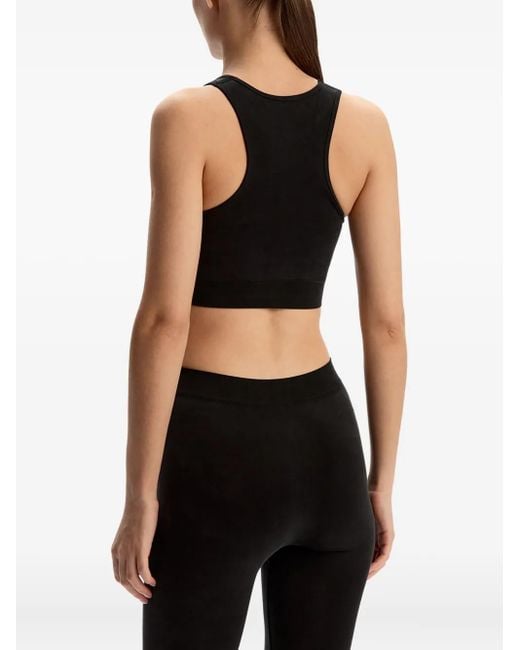 12 STOREEZ Black Top mit rundem Ausschnitt