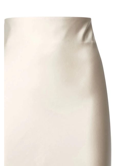 ANDAMANE Maxi-Rok Met Uitgesneden Details in het White