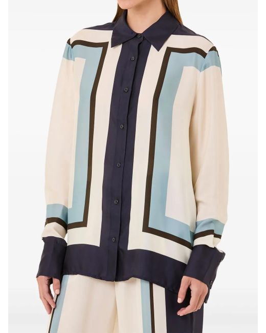 Nicholas Iris Blouse in het Blue