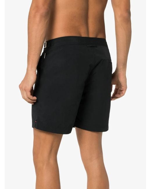 Orlebar Brown Black Slim-fit Swim Shorts for men