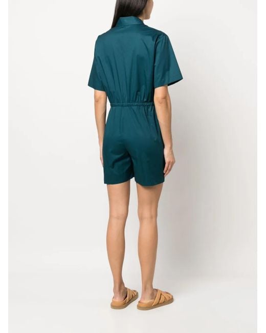 Paul Smith Blue Cotton Playsuit