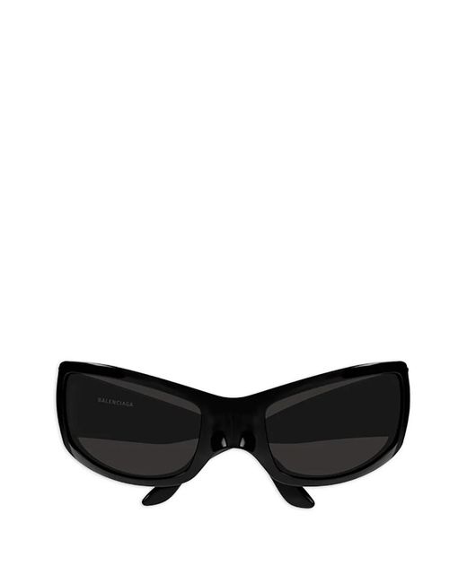 Balenciaga Black Rectangle-Frame Sunglasses