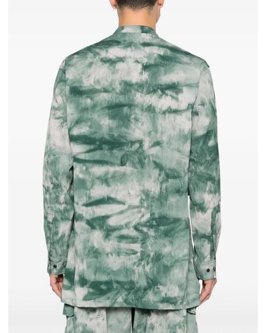 Y-3 Green Multi-Colored Overshirt For for men