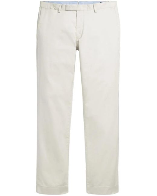 Polo Ralph Lauren White Slim-Cut Chinos for men