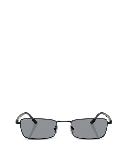 Persol Gray Rectangle Frame Sunglasses