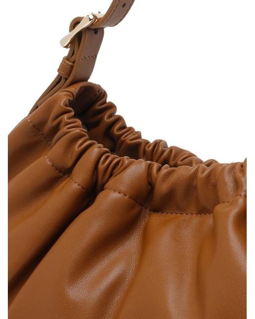 A.P.C. Brown Ninon Hoop Shoulder Bag