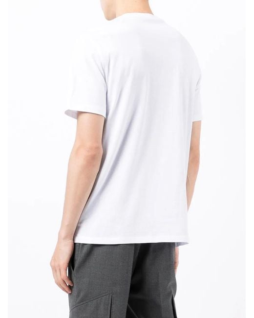 ARMANI EXCHANGE White Slim Fit Tee for men