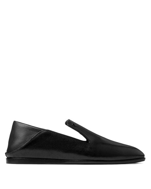 Jimmy Choo Black Eliot Slippers