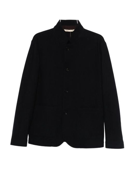 Maurizio Baldassari Black Buttoned Jacket for men
