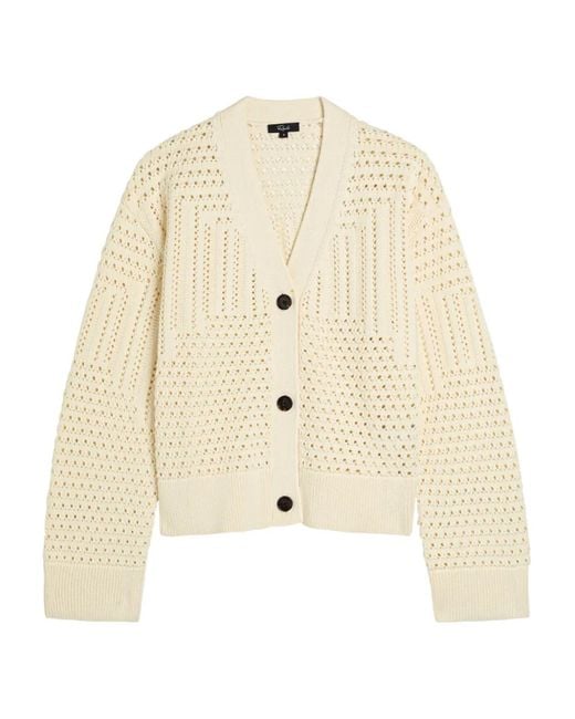 Rails Natural Geneva Button Cardigan