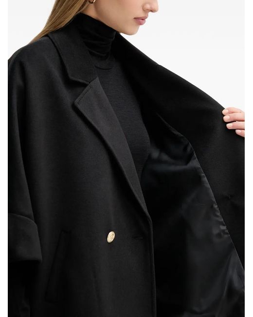 GAUDI Black Double-Breasted Cape