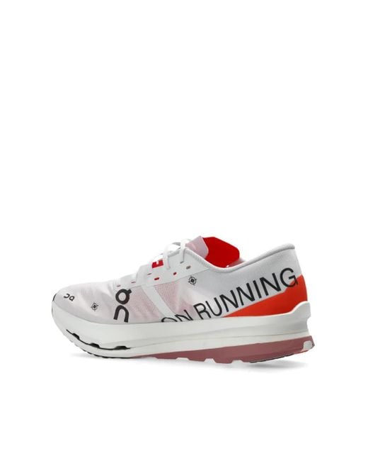 On Shoes White Cloudboom Echo 3 Sneakers
