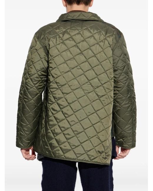 Comme des Garçons Green X Laveham Quilted Zip Jacket for men