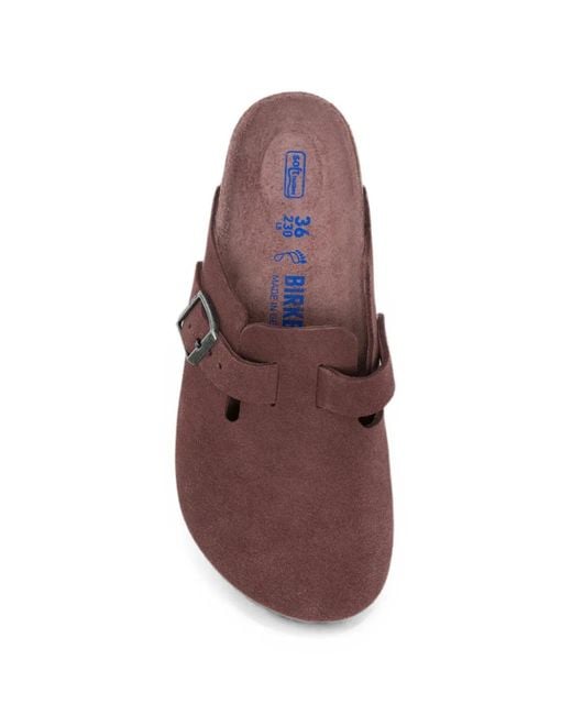 Birkenstock Brown Naples Suede Mules