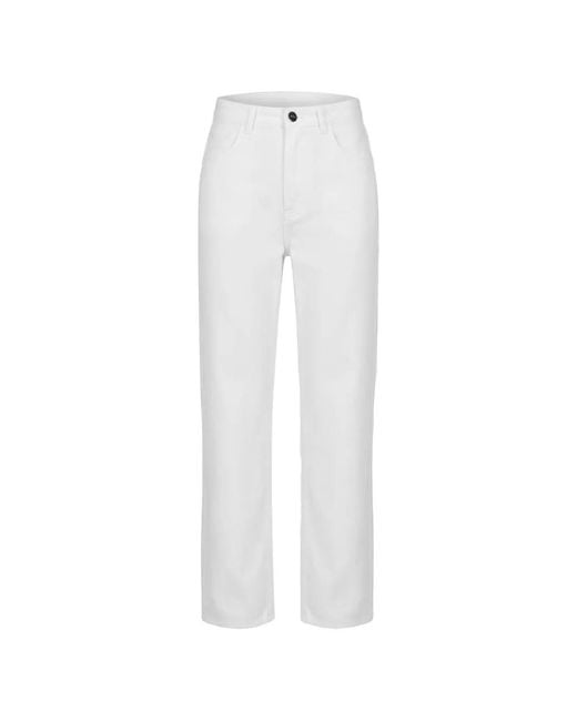 Vaqueros Bruun Estilo Baggy Rohe de color White