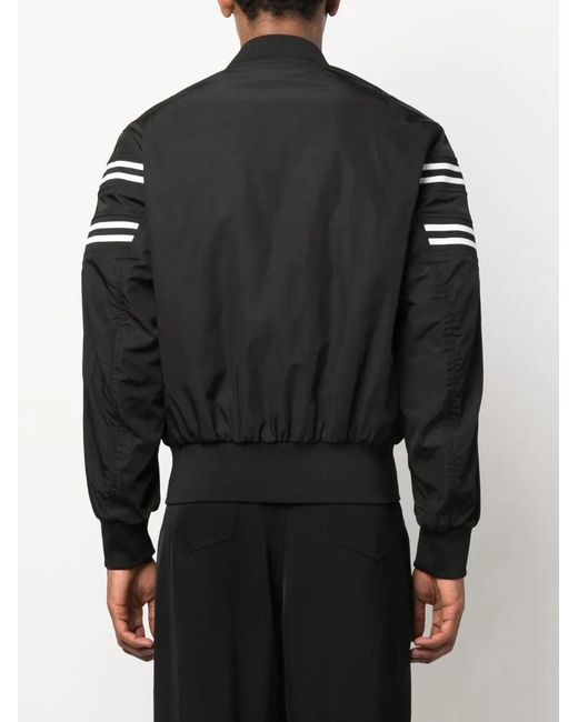 Neil Barrett Black Thunderbolt Reversible Jacket for men