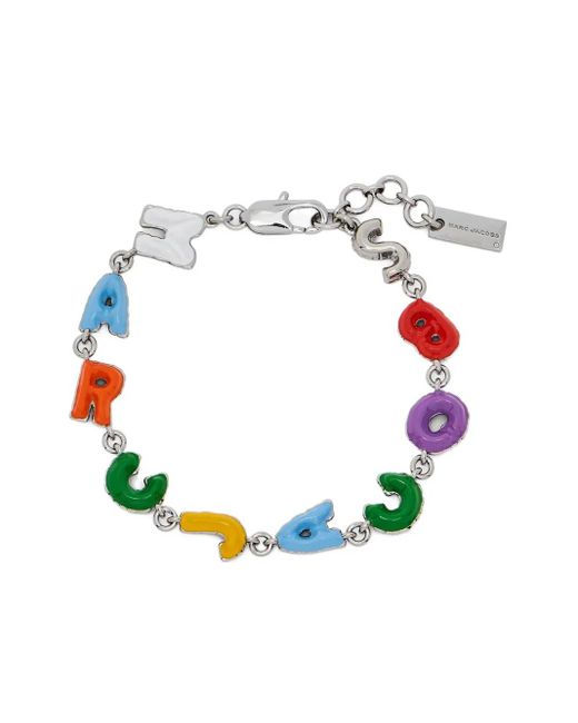 Marc Jacobs White The Enamel Balloon Bracelet