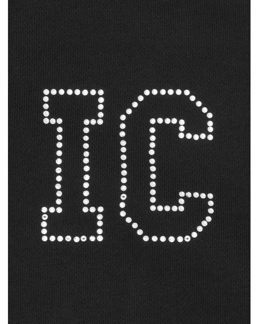 ICECREAM Black Hooded Embellished Sweater